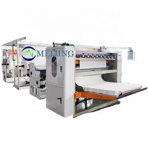 Complete Fully Automatic Folding Facial Tissue Machinery V Folded Hand Towel machine