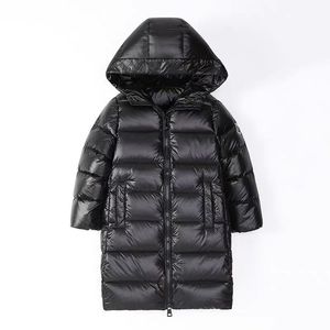 Veste d'hiver imperméable longue en duvet pour adolescents garçons et filles avec capuche 120-170 Vêtements d'extérieur bomber pour enfants plus âgés - Product Image 6