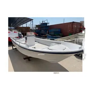 YAMANE sıcak satış 6.6m 22ft orta konsol fiberglas balıkçı teknesi