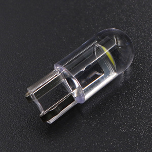 Car parking <b>light</b> T10 W5W 194 168 Transparent glass COB round <b>plug</b> COB - Product Image 3