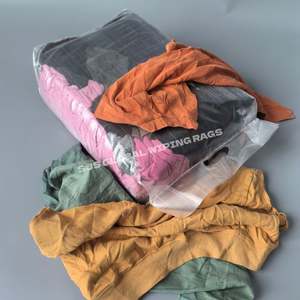 Paños de Limpieza de Felpa Suave 100% Algodón de Colores Mezclados, de Alta Eficiencia y Bajo Costo, para Uso Industrial - Product Image 1