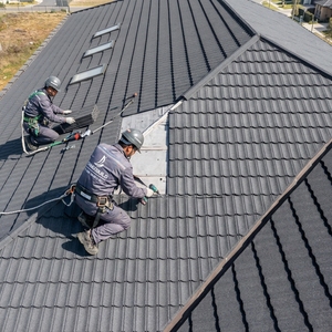 Steinbeschichtete Stahldachziegel Direkt vom Hersteller Galvalume Metalldachplatten für Santo Mingo Großbauprojekt - Product Image 1