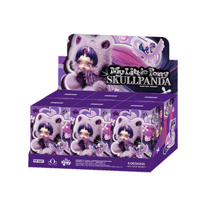 POPMART Lanzamiento Oficial SKULLPANDA Serie My Little Pony Caja Sorpresa <span class=keywords><strong>de</strong></span> PVC Muñecos Magnéticos para Nevera Monstruos Set Completo - Product Image 1