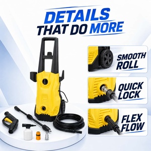 Lavadora portátil de 1600W para coche, limpiador de lavadora, cebado de agua/conexión de grifo de agua, limpieza eléctrica de Carden de alta presión - Product Image 2