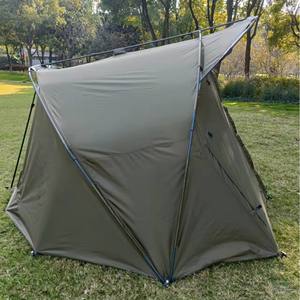 <span class=keywords><strong>Tente</strong></span> de pêche à la <span class=keywords><strong>carpe</strong></span> de style européen, robuste, quatre saisons, imperméable 3500 mm, 4-6 personnes, tissu Oxford, poteaux en aluminium - Product Image 3