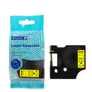 <span class=keywords><strong>Dymo</strong></span> <span class=keywords><strong>D1</strong></span> Rubans d'étiquettes thermiques multicolores auto-adhésifs à ruban noir 45013 45018 40918 pour machine à écrire 9mm 7m 12mm Stock - Product Image 6