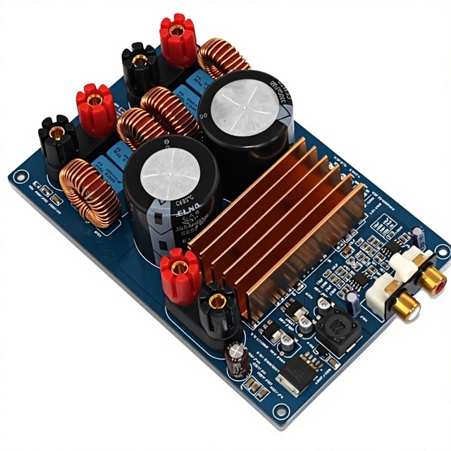 JQJ TPA3255 DC50V 300W + 300W Class D Audio Digital Amplifier Board From Guangdong