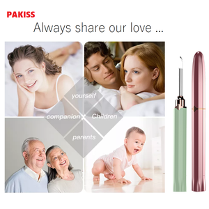 Otoscope PAKISS de conception haut de gamme, nouveau, pour l'élimination du cérumen, <span class=keywords><strong>avec</strong></span> Wi-Fi intégré, outil de nettoyage des <span class=keywords><strong>oreilles</strong></span> sûr pour la santé, <span class=keywords><strong>caméra</strong></span>, écouteur électrique pour l'élimination du cérumen - Product Image 6