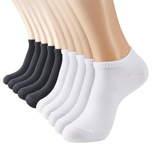 Chaussettes de sport pour hommes de haute qualité, longueur cheville, avec mélange de spandex, respirantes, décontractées, personnalisables - Product Image 1