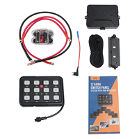 Nouveau Panneau de Commande 12 Gang avec Synchronisation par Application, Boîtier de Relais et Fusibles RGB 16M, IP65, Robuste Universel, Garantie 2 Ans, pour Rénovation/Mise à Niveau et Utilisation en Flotte