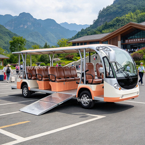 Autobús Turístico Panorámico de Alta Calidad ZOWN, Autobús Eléctrico Personalizado para Parques Temáticos - Product Image 1