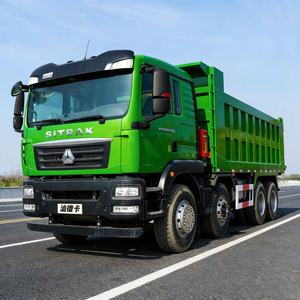 Camion à benne basculante Sino Sitrak G5 d'occasion, 440 CV, 8*4, Euro6, diesel, boîte de vitesses manuelle, camion à benne basculante de 25 tonnes à vendre - Product Image 1