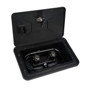 Boîte de <span class=keywords><strong>douche</strong></span> externe extérieure verrouillable noire en filigrane pour caravane <span class=keywords><strong>camping</strong></span>-<span class=keywords><strong>car</strong></span> <span class=keywords><strong>camping</strong></span>-<span class=keywords><strong>car</strong></span> RV bateau boîte de <span class=keywords><strong>douche</strong></span> - Product Image 5