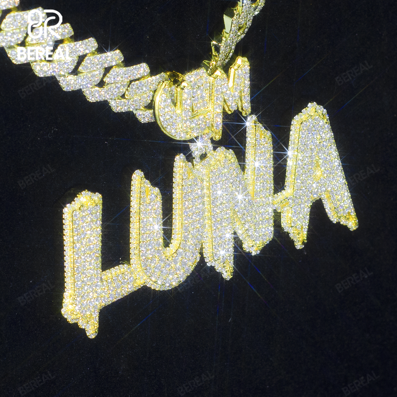 3 inches Moissanite+S925