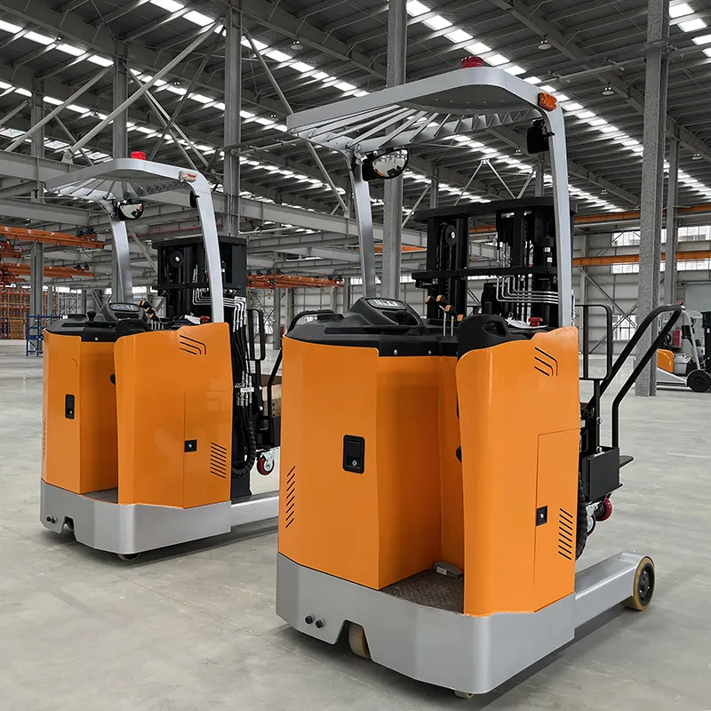 Nearsun lead acid electric pallet truck 1.5ton seated type lithium battery electric reach truck with Imported controller