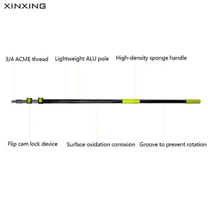 Xinxing פירות פיקר מוט קל משקל מותאם אישית אלומיניום טלסקופי הארכת קטבים עבור גן קציר יצרן