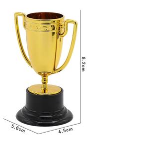 Coupes de trophées en plastique dorées, mini-trophées, compétitions sportives, prix de victoire, concours de l'orthographe, récompenses de match, cadeaux de fête - Product Image 6