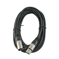 Câble audio équilibré haut de gamme en promotion, connecteur XLR, câble de microphone, paire torsadée coaxiale 2,60 mm, 10 m, cuivre sans oxygène tressé