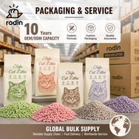 Vente directe usine OEM ODM Litière pour chat cylindrique de qualité supérieure en gros, écologique, 100% naturelle, sans poussière, à base de tofu