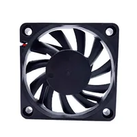 BSSY) Ventilateur de dissipation thermique ultra-fin 60 * 60 * 10 mm, 6 cm, 5 V, 12 V, 24 V, 6010, étanche et résistant à l'humidité