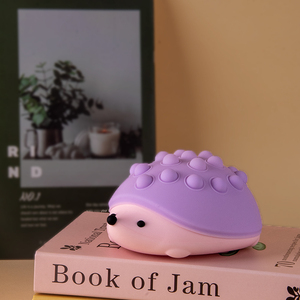 Cấp thực phẩm BPA-free Silicone đêm đèn cho trẻ em dễ thương sạc cảm ứng điều khiển vịt hình dạng kích thước nhỏ Battery Powered động vật đồ chơi - Product Image 4