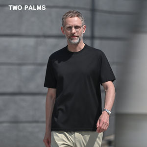 यूचेन 200 की मात्रा तरल अमोनिया से कपास उच्च घनत्व ठंडा डबल-पक्षीय मर्सराइज्ड टी-शर्ट पुरुषों के लिए ग्रीष्मकालीन शर्ट - Product Image 5