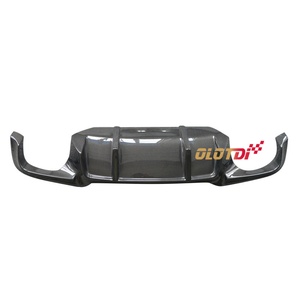 V Style Carbon Fiber Diffuser Rear Lip Bumper Winglet <b>Splitter</b> Fins Spoiler for BMW F10 M5 - Product Image 1