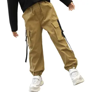 China Wholesale Websites Hot Selling Match Garments Children Production Of Cargo Pants For Boys