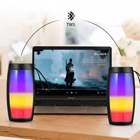 Lampe de contrôle du son LED RGB, haut-parleur Bluetooth, lampe de musique, veilleuse sans fil, haut-parleur Bluetooth pour Bar, voiture, décoration de la maison