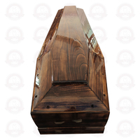 Ataúd de Madera de Paulownia Europea de Calidad de Exportación, Directo de Fábrica, OEM, Ataúd Funerario de Tamaño Personalizado