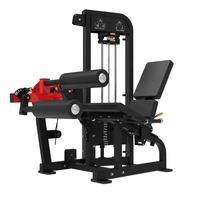 Machine 2-en-1 d'extension et de flexion des jambes assise, équipement de gym commercial, entraîneur musculaire des jambes, machine de musculation et de fitness