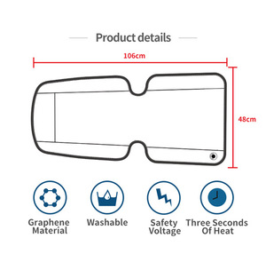 Cojín de Asiento de Coche Calefactable de Terciopelo de Lujo Anjuny con Control Inteligente de Temperatura, Masaje USB, Ajuste Universal para <span class=keywords><strong>BMW</strong></span>/Kia/Fiat - Product Image 6