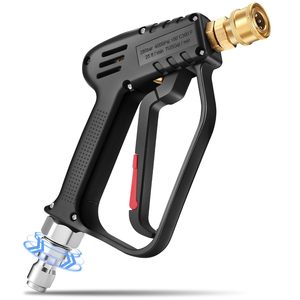 PA RL30 4000psi Lavadora <span class=keywords><strong>de</strong></span> alta <span class=keywords><strong>presión</strong></span> <span class=keywords><strong>Pistola</strong></span> <span class=keywords><strong>de</strong></span> <span class=keywords><strong>agua</strong></span> Reemplazo Giratorio Entrada <span class=keywords><strong>de</strong></span> 3/8 ''Compatible con cañones <span class=keywords><strong>de</strong></span> espuma 1/4 Conector rápido - Product Image 1