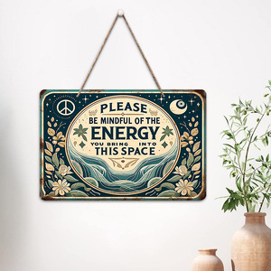Spot cross-border Nordic style wooden slogan signs, children's room yoga <b>wall</b> <b>decorations</b>, wooden welcome door signs. - Product Image 3