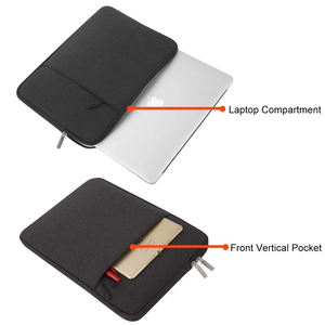 Funda negra de neopreno para ordenador portátil, bolsa de negocios para notebook, 13, 14, <span class=keywords><strong>15</strong></span> y 17 pulgadas - Product Image 4