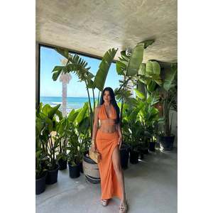 Ensemble de bikini et vêtements de plage orange - Product Image 6