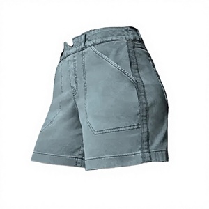 Pantalones Cortos Casuales de Cintura Alta con Bolsillos, Tejido Elástico Transpirable, de Moda, Tallas Grandes S-4XL - Product Image 3