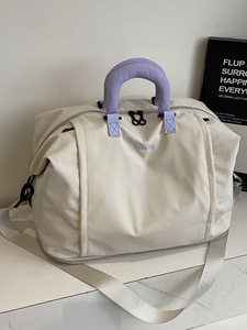 Large-capacity travel bag for cross-border trips, women's <b>carry</b>-<b>on</b> bag, business trip hand <b>luggage</b>, men's sports and fitness bag - Product Image 1