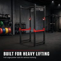 REYK – Support de fitness multifonctionnel en acier pour entraînement de force, avec logo personnalisé, pour salle de sport à domicile, barre de traction, rack à squats et banc