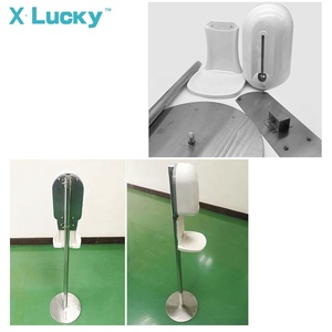 Codo líquido 500 Ml de Sensor de acero inoxidable pie desinfectante de manos botella de loción 1000Ml inducción automática dispensador de jabón - Product Image 2
