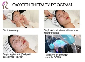 3 년 보증 다기능 160W 뷰티 살롱을위한 강력한 96% 고농도 산소 제트 기계 - Product Image 2