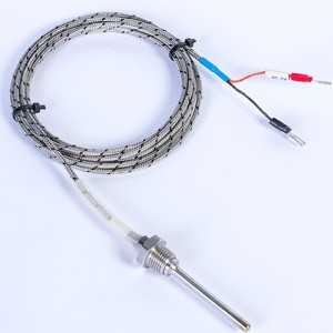 Sonde thermocouple de type N de précision, isolée minéralement, en acier inoxydable, étanche, à réponse rapide, avec <span class=keywords><strong>câble</strong></span> de compensation d'extension - Product Image 2
