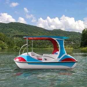Nouveau design <span class=keywords><strong>d</strong></span>'équipement de parc aquatique bateau à pédales en fibre de verre bon marché à vendre - Product Image 5