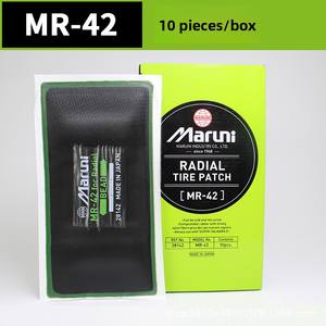 Parche de Reparación de Neumáticos Maronie Meridian, Pegamento Vulcanizante, Herramienta de Reparación de Neumáticos para Autos y Motocicletas, Modelo MR-40/MR-37, Negro/Verde - Product Image 6