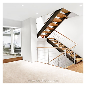 Mẫ<span class=keywords><strong>u</strong></span> Cầ<span class=keywords><strong>u</strong></span> Thang Hình Chữ <span class=keywords><strong>U</strong></span> Với Lan Can Thanh Ngang Cho Tầng Hai - Product Image 1