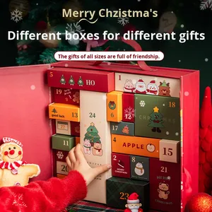 Plush Christmas Countdown Calendar <b>Gift</b> <b>Box</b> Surprise Blind <b>Box</b> <b>Empty</b> <b>Gift</b> Packaging 2026 - Product Image 1