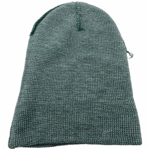 Gorras y Gorros Ecológicos Sostenibles de RPET Reciclado con Parche Bordado de Cuero y Goma Personalizados, Gorros de Punto Tipo Waffle - Product Image 4