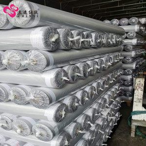 Venta al por mayor 100% poliéster tafetán forro tela 170T-210T teñido recubierto orgánico impermeable puro metálico características para tapicería - Product Image 1