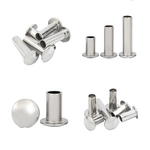Remaches de diamantes de imitación de cuero para ropa de hardware de precisión personalizados OEM <span class=keywords><strong>remache</strong></span> de cabeza plana de acero inoxidable de <span class=keywords><strong>rosca</strong></span> <span class=keywords><strong>interna</strong></span> - Product Image 5