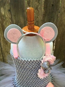 Robe de soirée pour enfants Anime Mouse <span class=keywords><strong>Cosplay</strong></span> Costumes avec couvre-chef Carnaval Performance Robes pour filles Date - Product Image 4